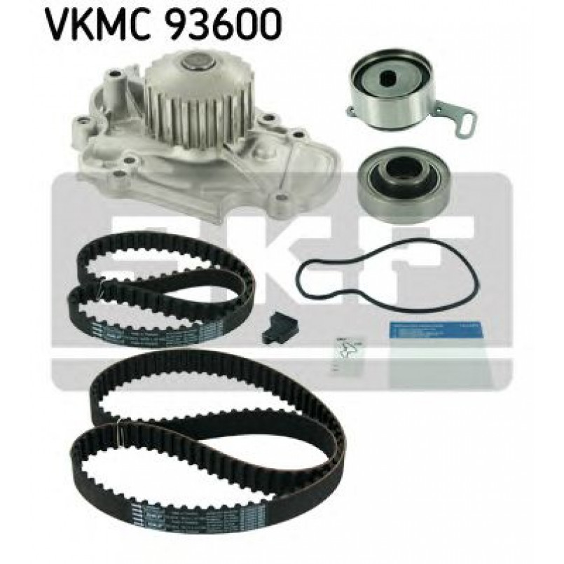 VKMC 93600 SKF Комплект ГРМ (ремінь + ролик + водяний насос)